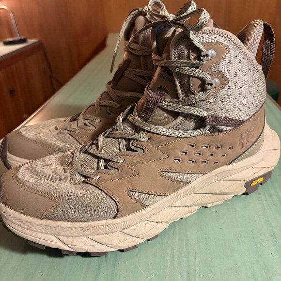 Mens Hoka Anacapa Breeze Mid Hiking Trail Boots Size 11 D - Picture 1 of 15